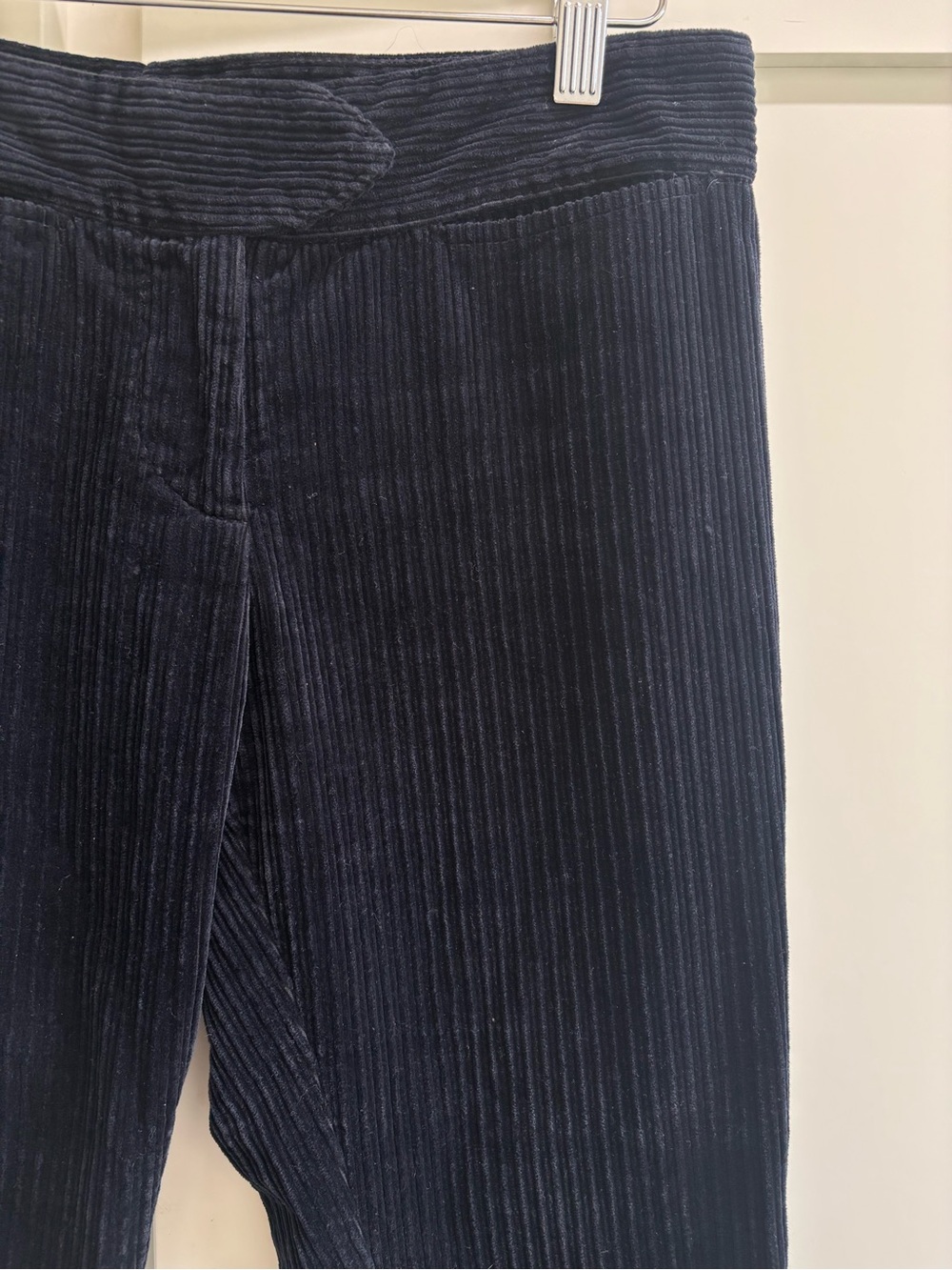 Isabel Étoile Marant Black Corduroy Pants Women’s 38 Cropped Straight Leg - Picture 4 of 10